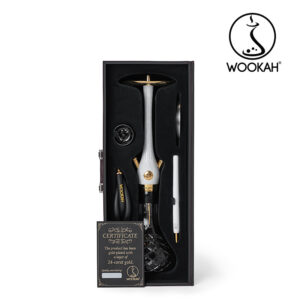 24k gold plated wookah check black white nox set1