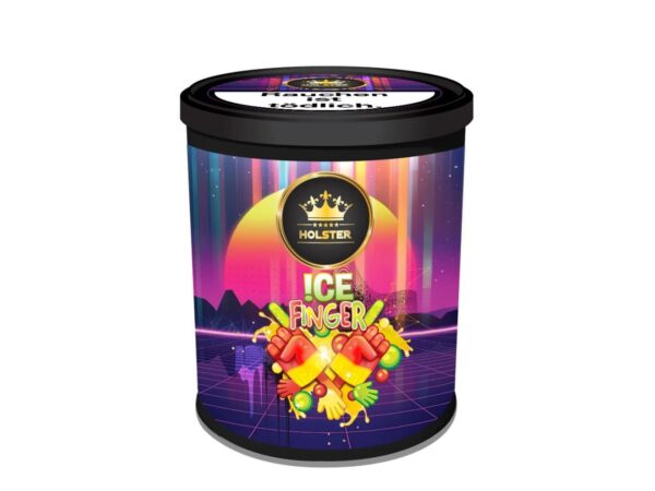 Holster Tobacco - Ice Finger 200g der Holster Ice Finger ist ein fruchtig frischer Orange Citrus-Himbeeren Tabak.