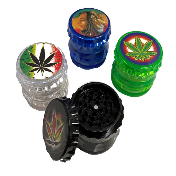 Grinder 4tlg Ø 55mm | Plastik | Hanf