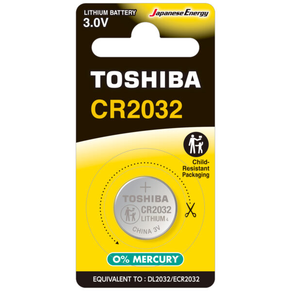 Toshiba CR2032 Knopfzelle